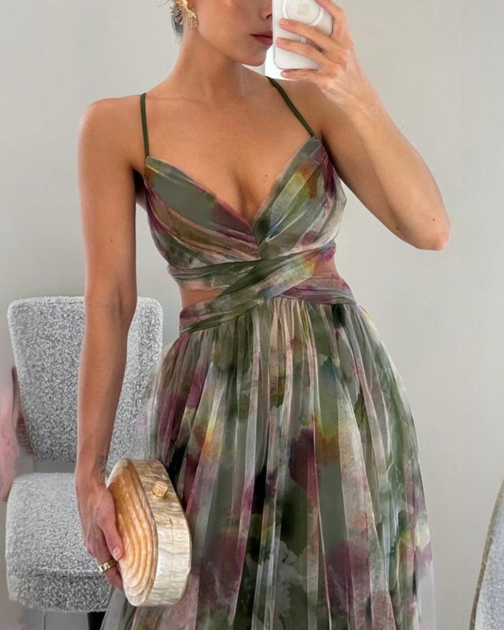 Aurora™ — Vestido Largo Floral Elegante