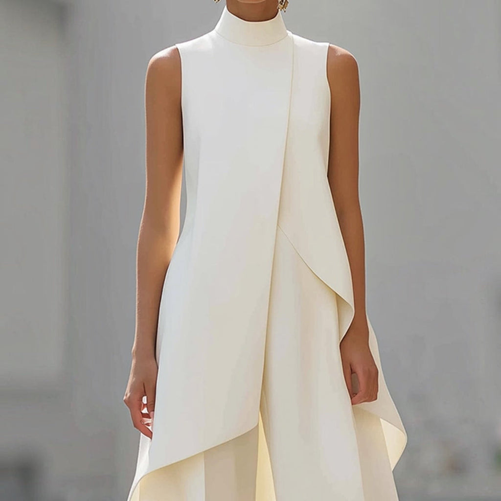 Valentina | Mono Elegante con Top y Cuello Alto