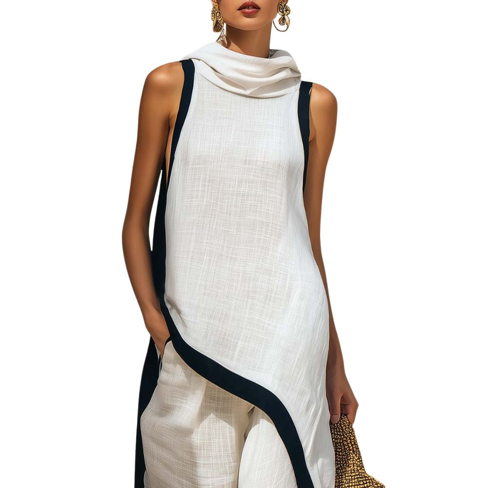 Leonora | Conjunto Lino Bicolor