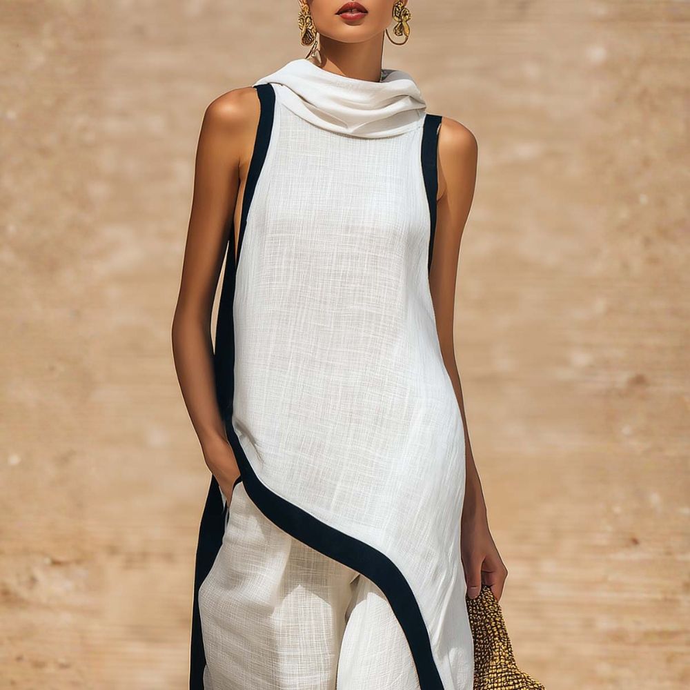 Leonora | Conjunto Lino Bicolor