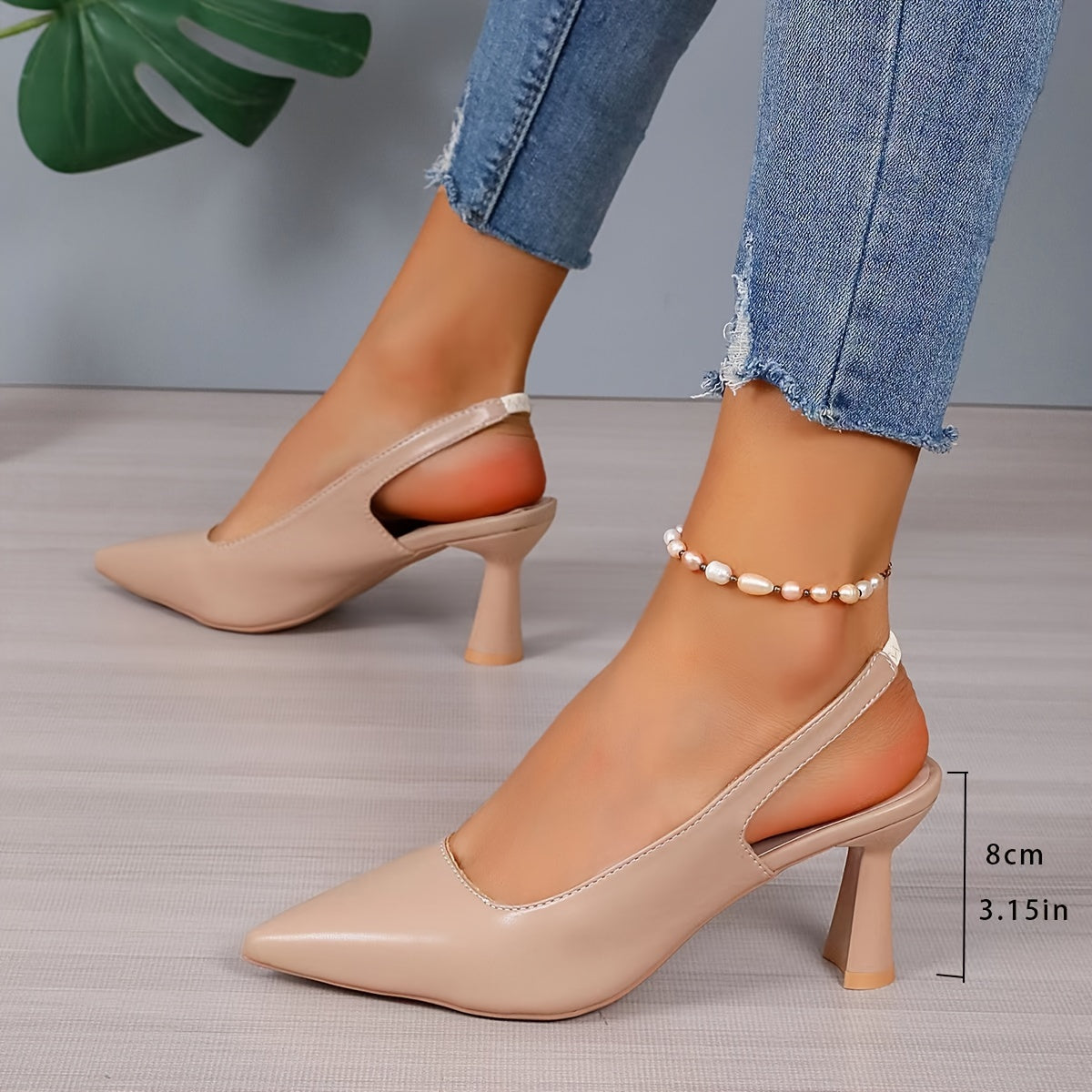 Sophia™ — Tacón Slingback Elegante
