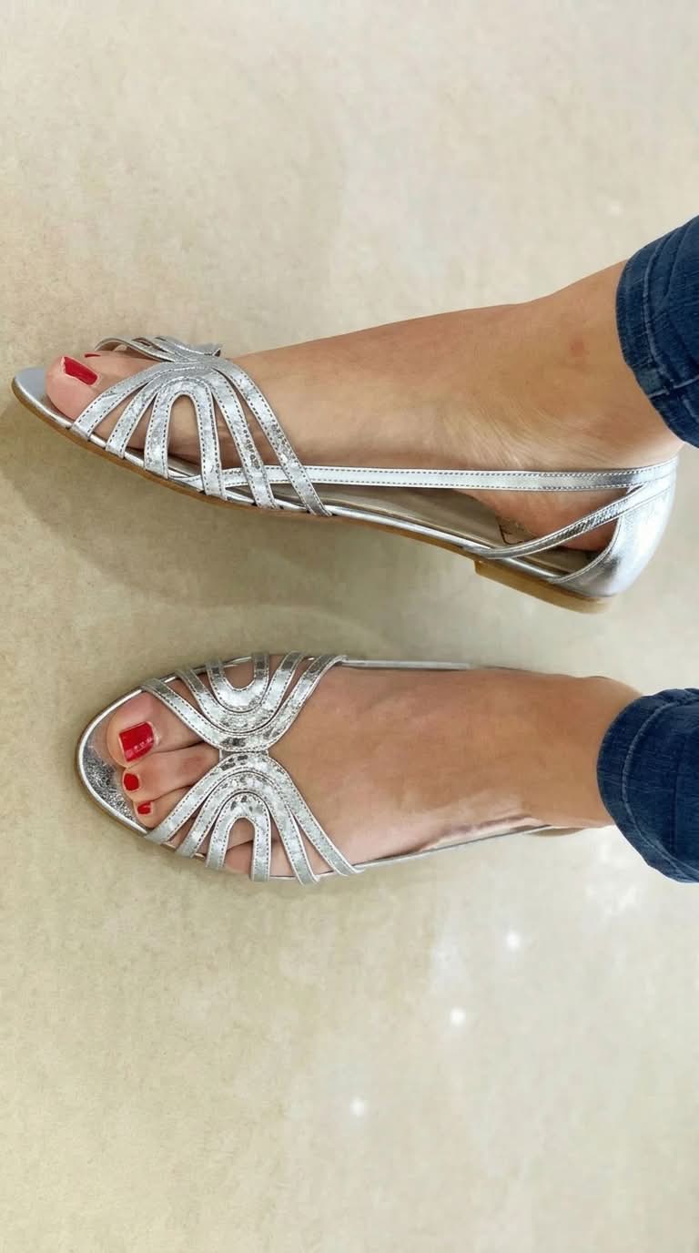Solea™ | Sandalias Doradas Elegantes Punta Abierta