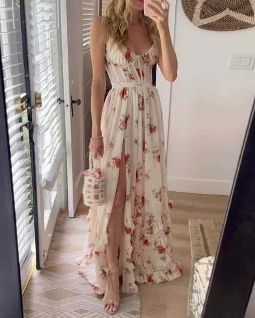 Francesca — Vestido Floral Romántico