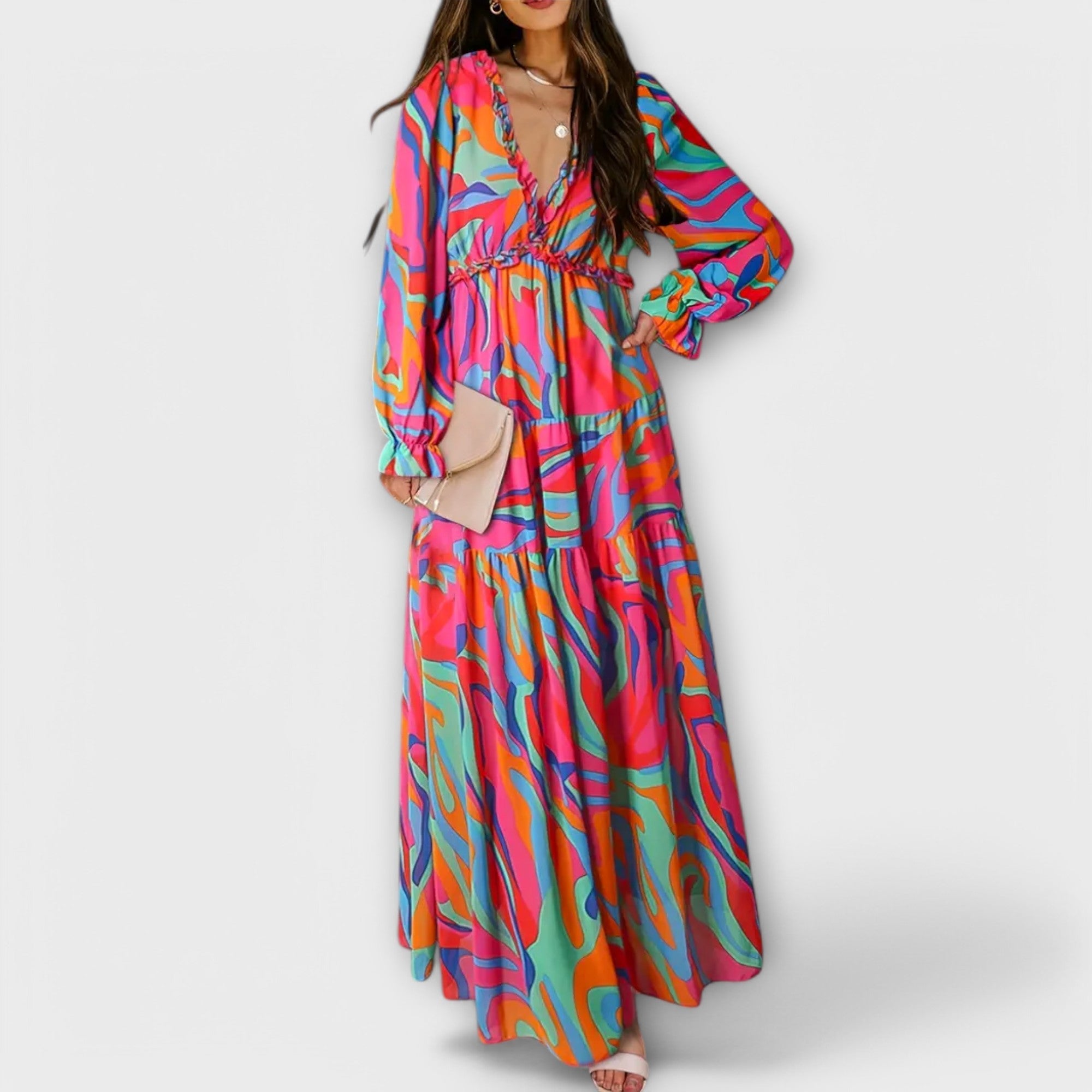 Chiara — Vestido Elegante Drapeado
