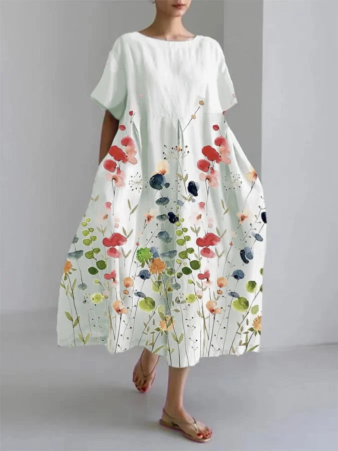 Vestido de verano floral Flori