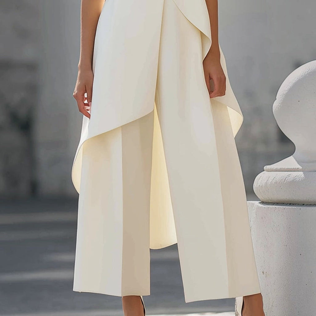 Valentina | Mono Elegante con Top y Cuello Alto