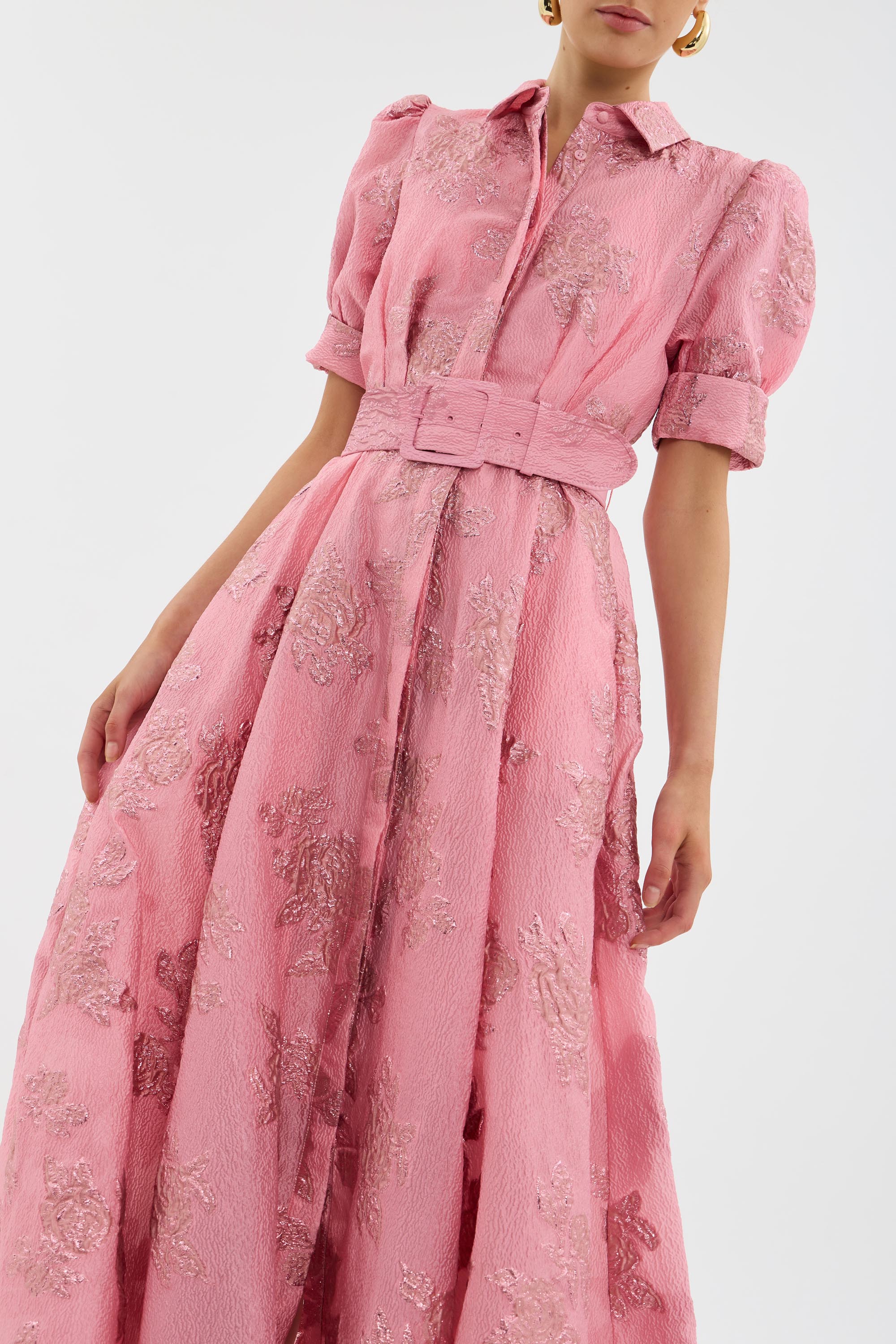 Letizia™ | Vestido con Mangas Cortas Globo