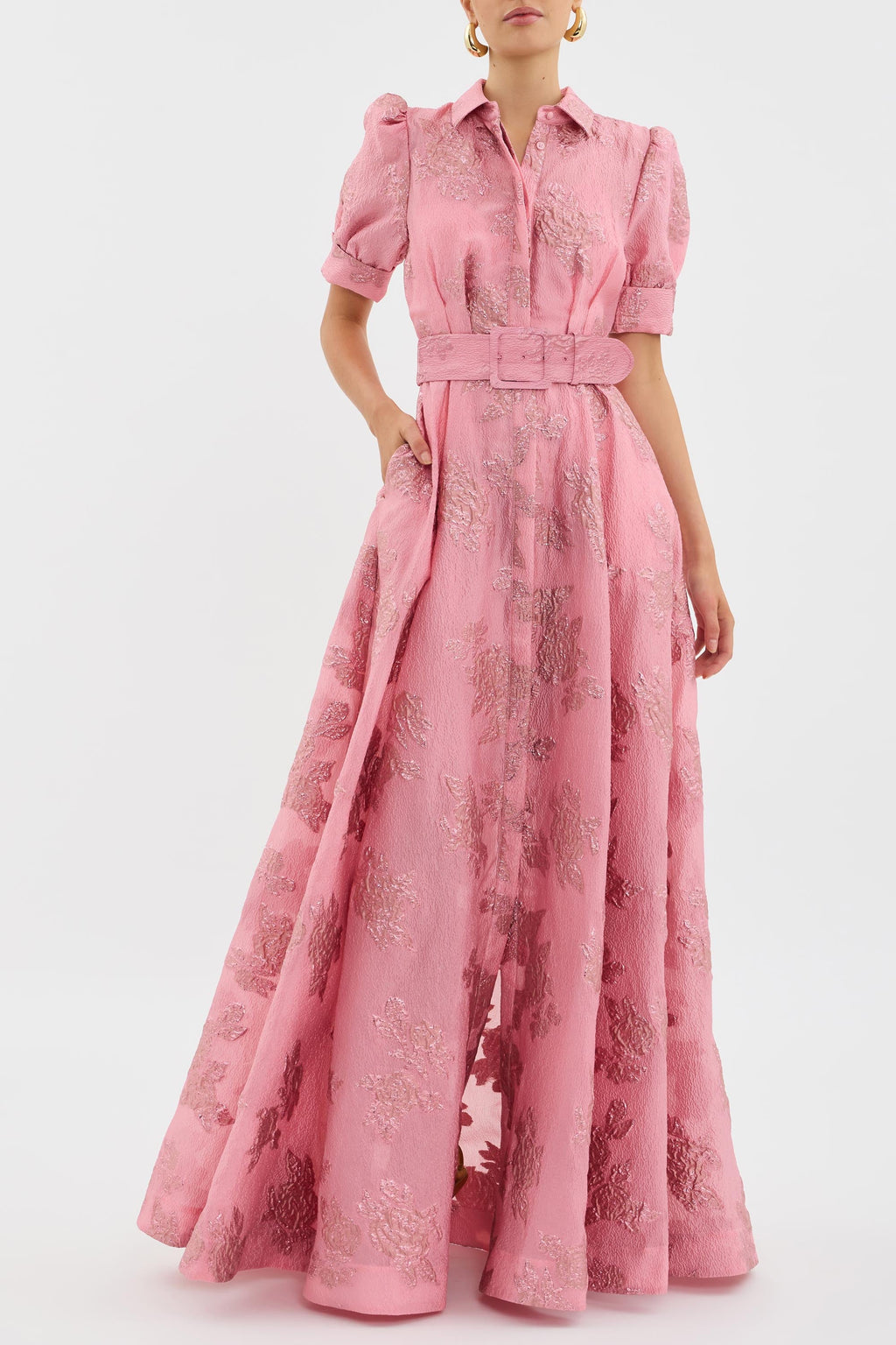 Letizia™ | Vestido con Mangas Cortas Globo