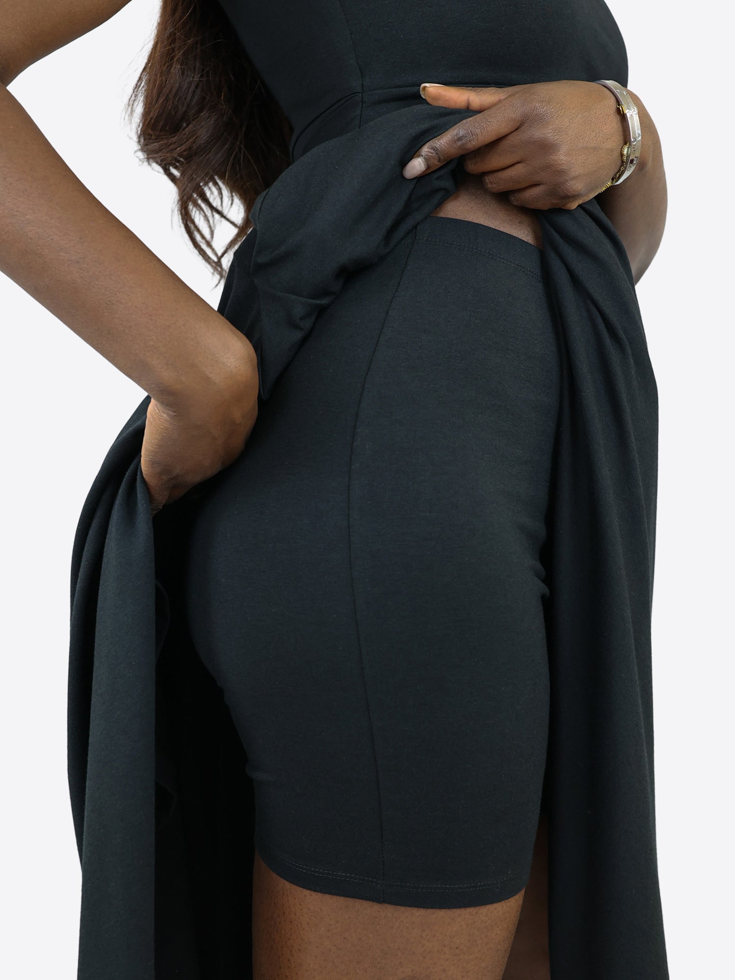 Vestido Midi Falda Pantalón Anny - Verde Oliva