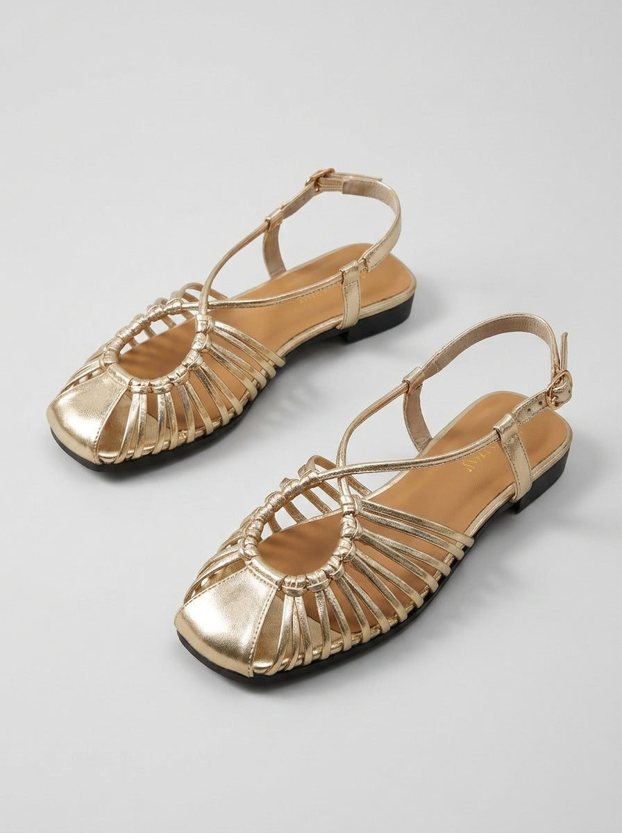 Lorena™ | Sandalias Elegantes con Detalle Central