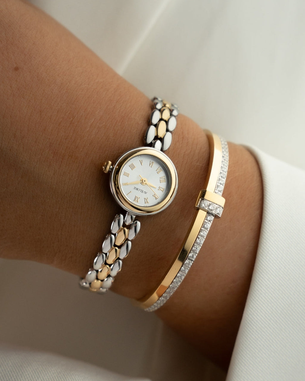 Âme Bangle Oro y Plata