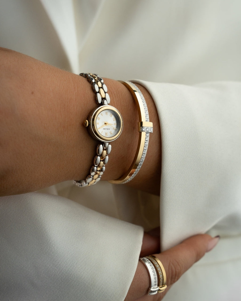 Âme Bangle Oro y Plata
