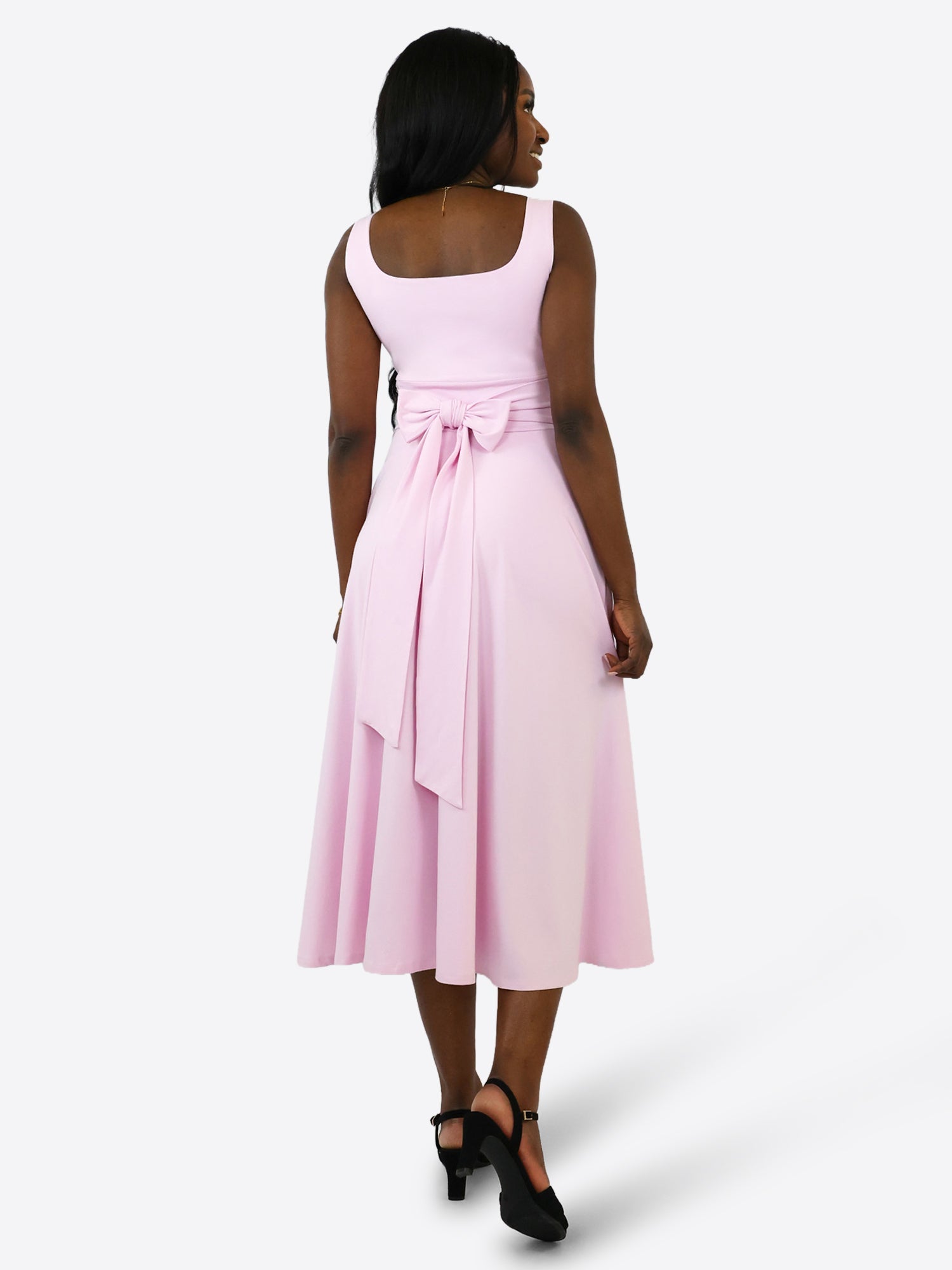 Vestido Midi Falda Pantalón Anny - Verde Oliva