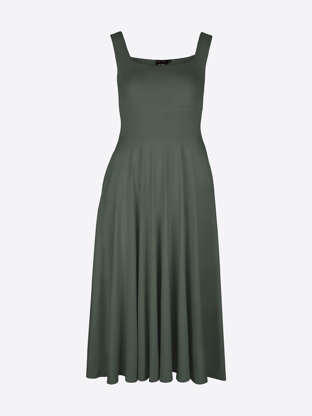 Vestido Midi Falda Pantalón Anny - Verde Oliva