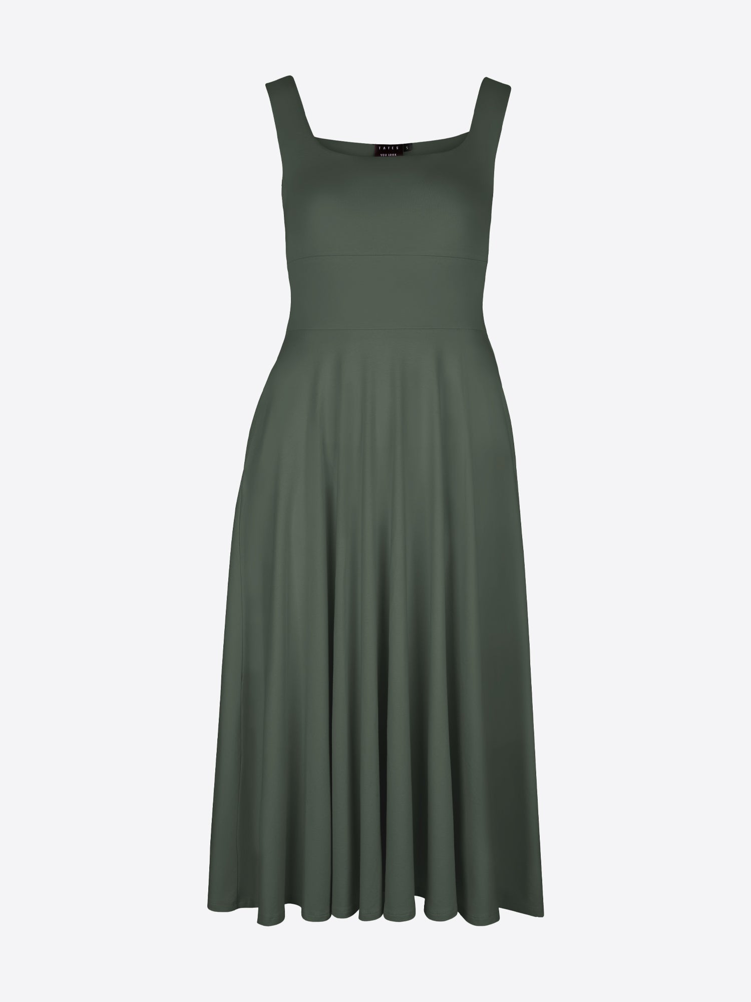 Vestido Midi Falda Pantalón Anny - Verde Oliva