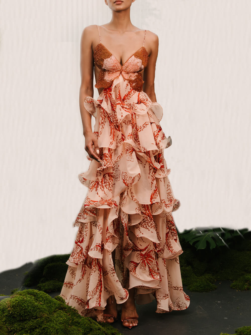 Fiammetta™ | Vestido Maxi Mariposa Signature