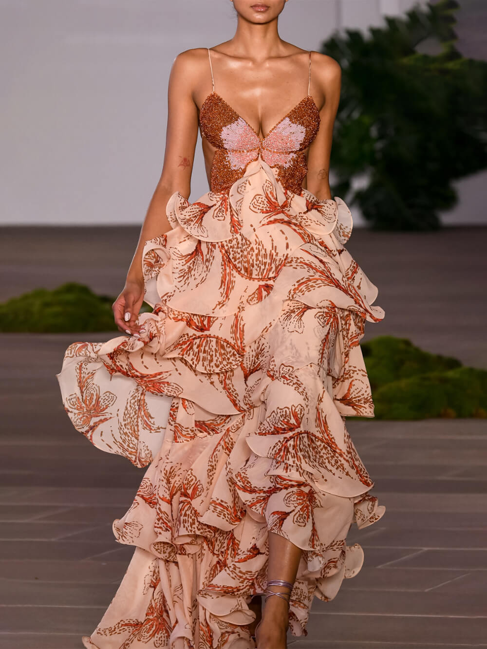 Fiammetta™ | Vestido Maxi Mariposa Signature
