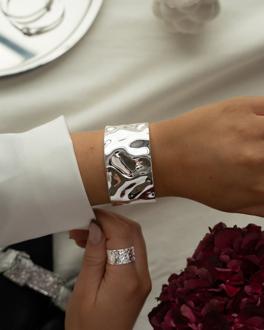 Noem Bangle Plata