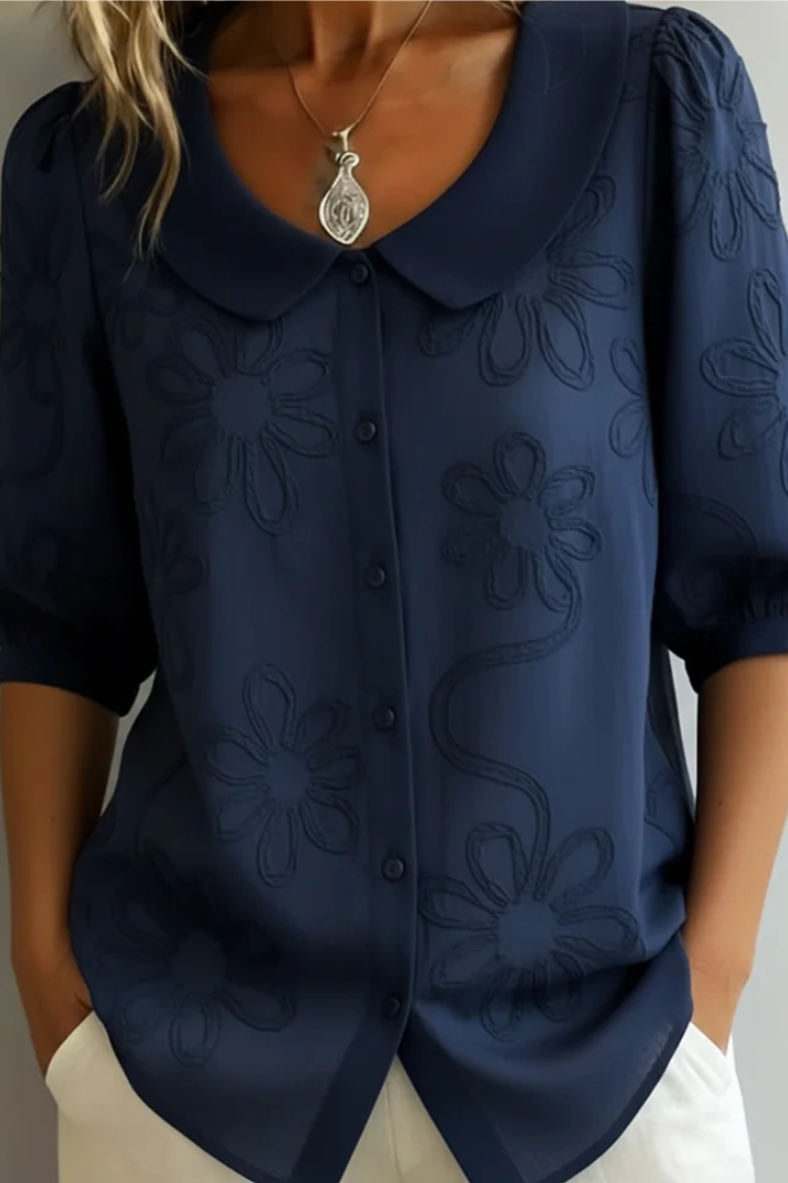 Fiora — Blusa Elegante con Estampado Floral