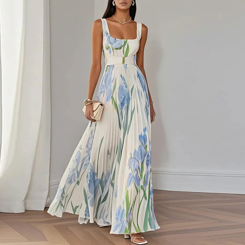 Oriah™ | Vestido Maxi A-Line Floral