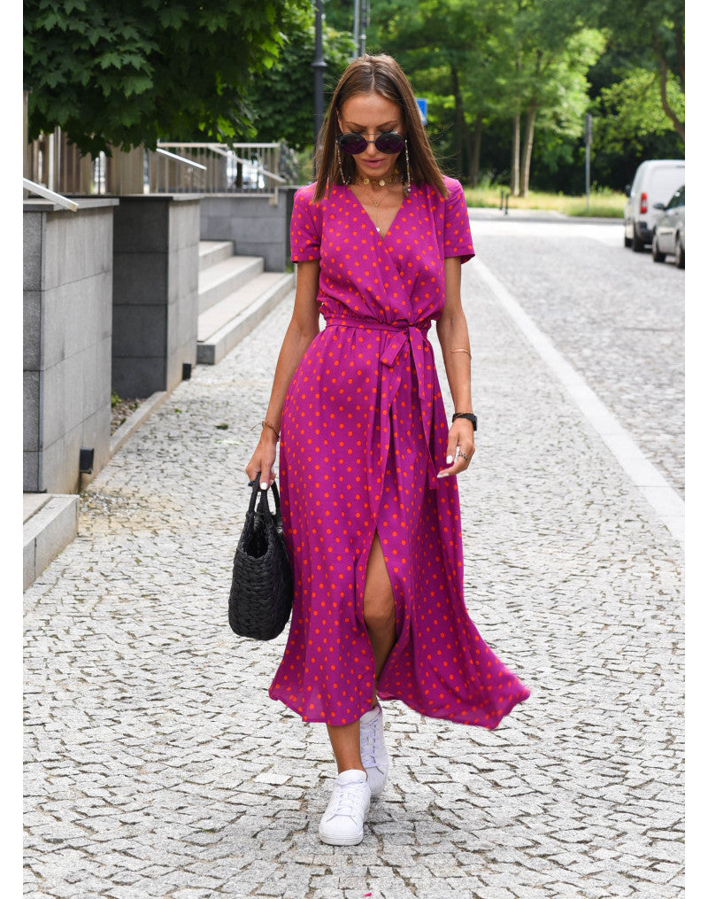 Allegra — Vestido Floral Elegante con Escote V