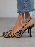 Avery™ — D'Orsay estampado leopardo