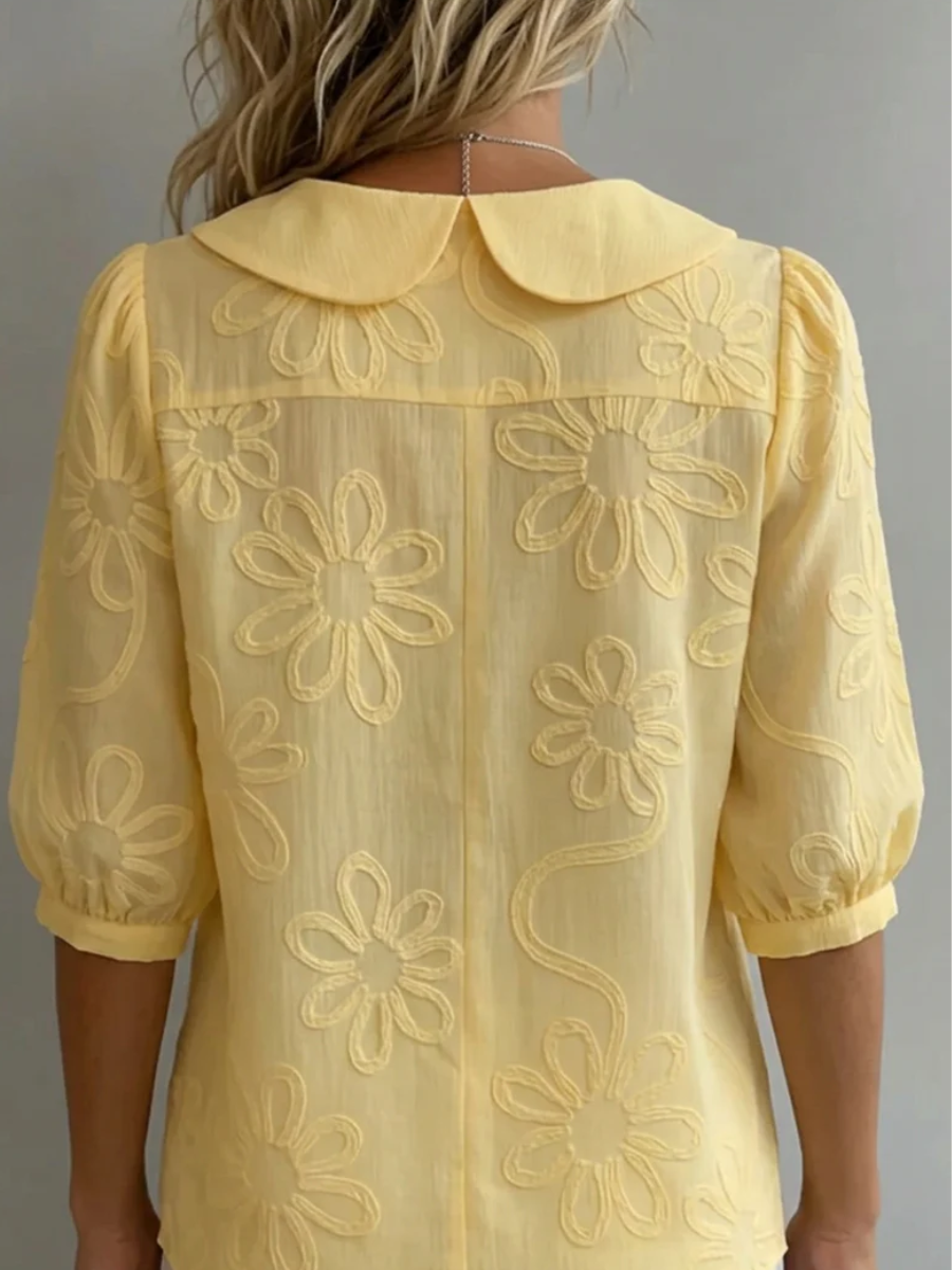 Fiora — Blusa Elegante con Estampado Floral