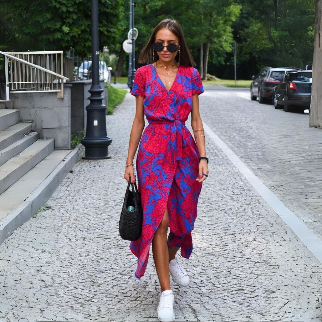 Allegra — Vestido Floral Elegante con Escote V