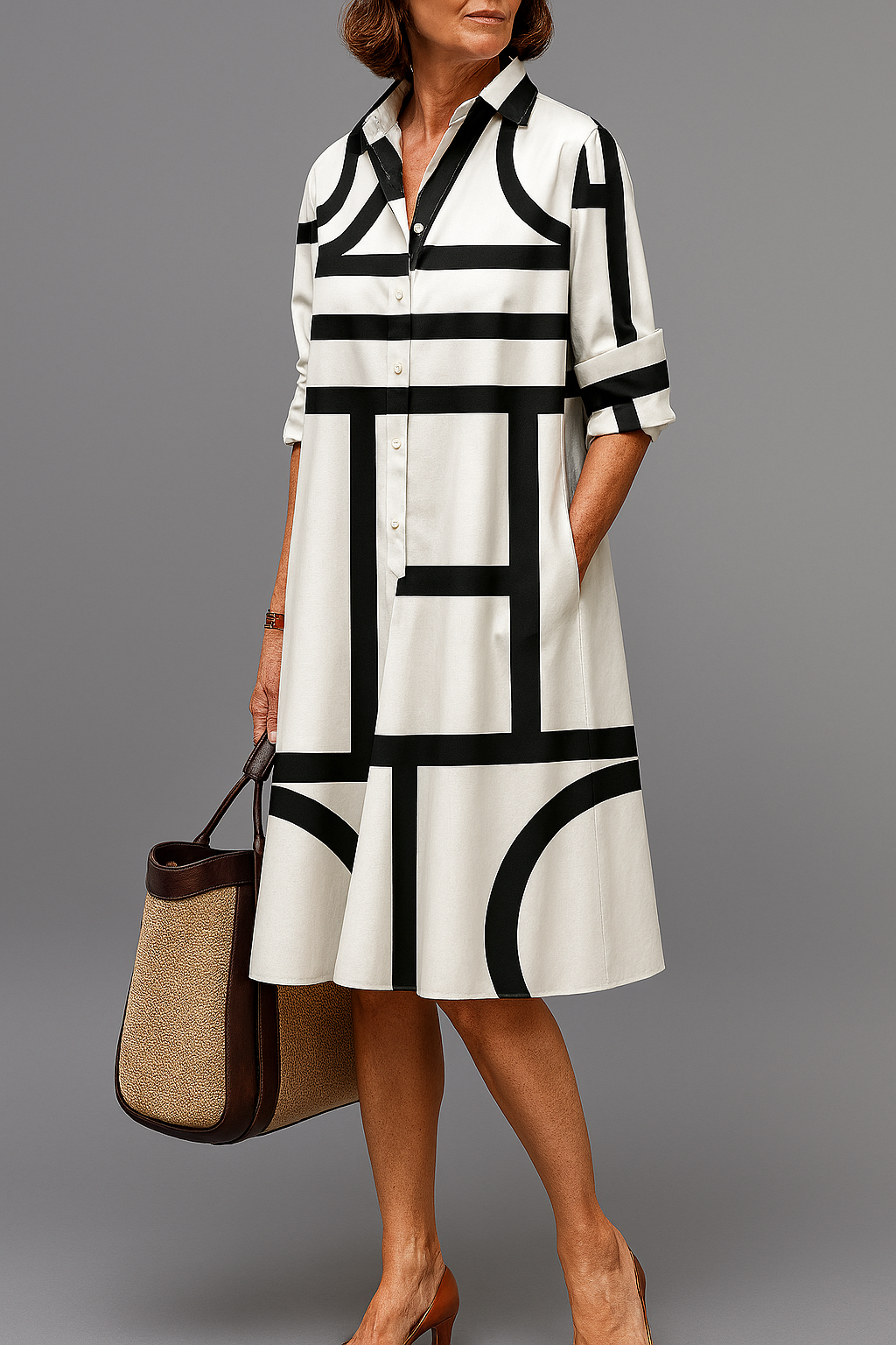 Elena™ | Vestido midi elegante y cuidado