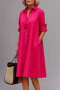 Claudia™ | Vestido midi elegante y cuidado