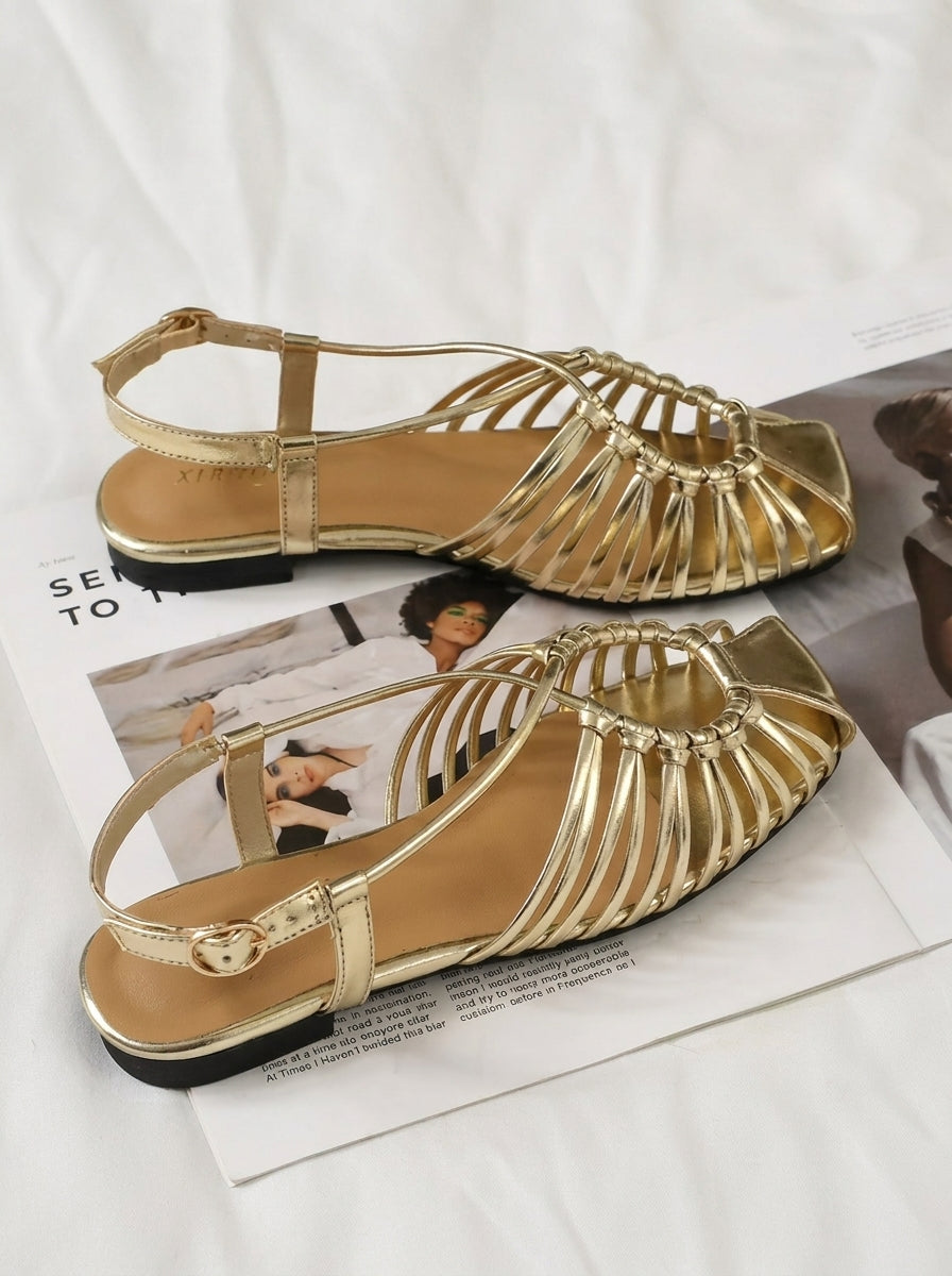 Lorena™ | Sandalias Elegantes con Detalle Central