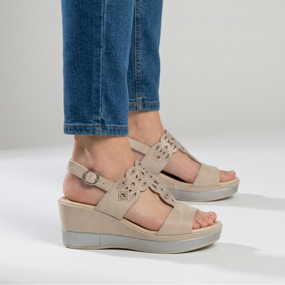 Rachele Sandalia Beige 41