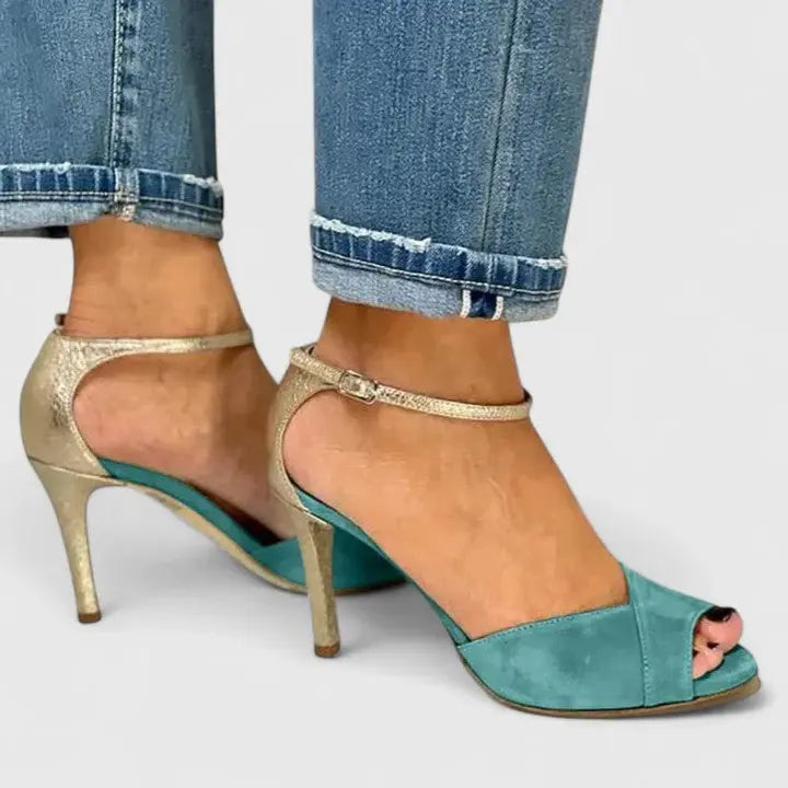 Nolavie™ — Tacón Elegante con Peep-Toe
